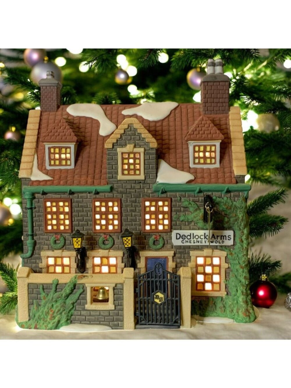 Dept 56 Dedlock Arms Dickens Village Lighted Christmas Building From 1994